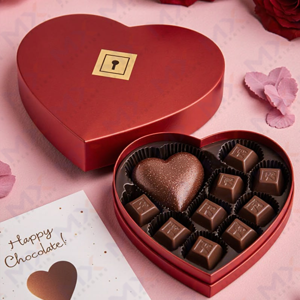 Valentines Chocolate Heart Boxes